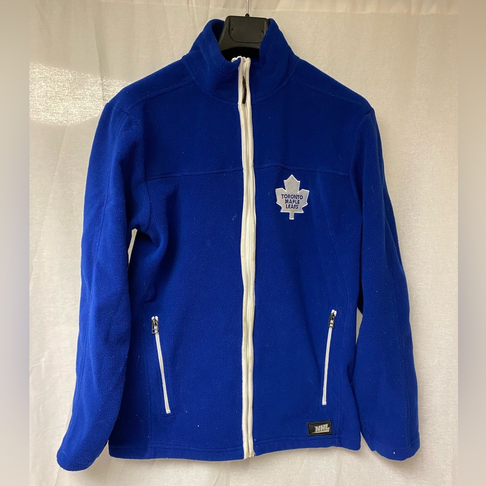 Toronto Maple Leafs full zipper fleece sweatshirt Small